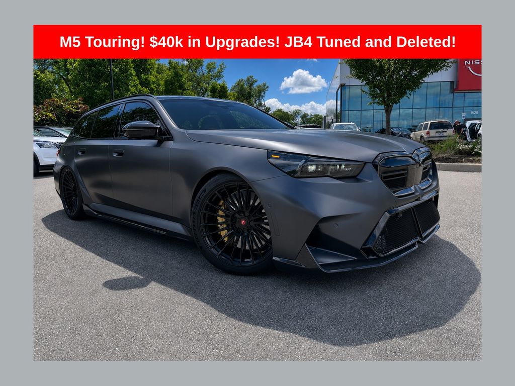 Gray (Frozen Deep Grey Metallic) 2025 BMW M5 Wagon All-Wheel Drive 8-Speed Automatic