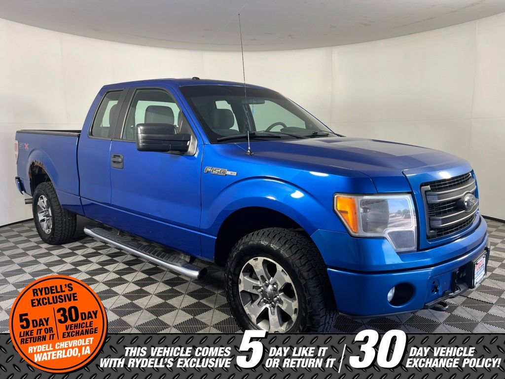 Blue Flame Metallic 2013 Ford F-150 Pickup Truck Four-Wheel Drive 6-Speed Automatic