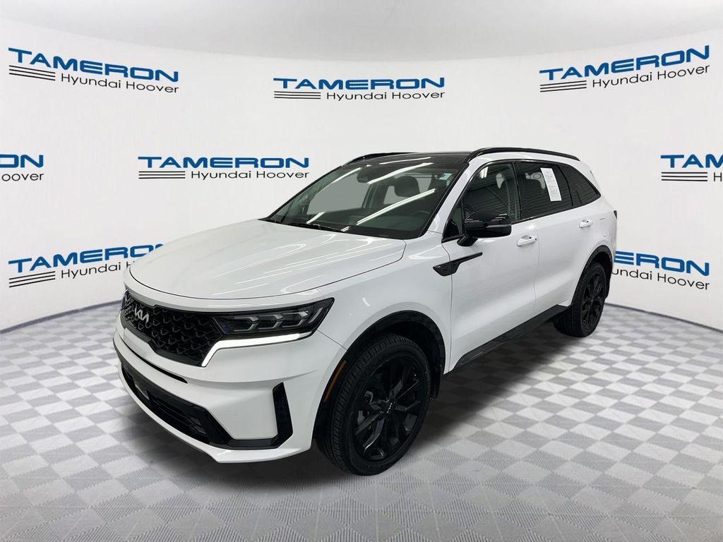 Glacial White Pearl 2023 Kia Sorento SUV / Crossover All-Wheel Drive 8-Speed Dual Clutch