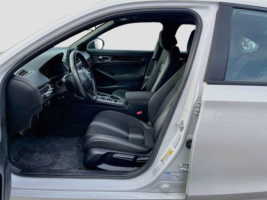 2025 Honda Civic Hybrid Sport White at Classic Elite Chevrolet Sugar Land