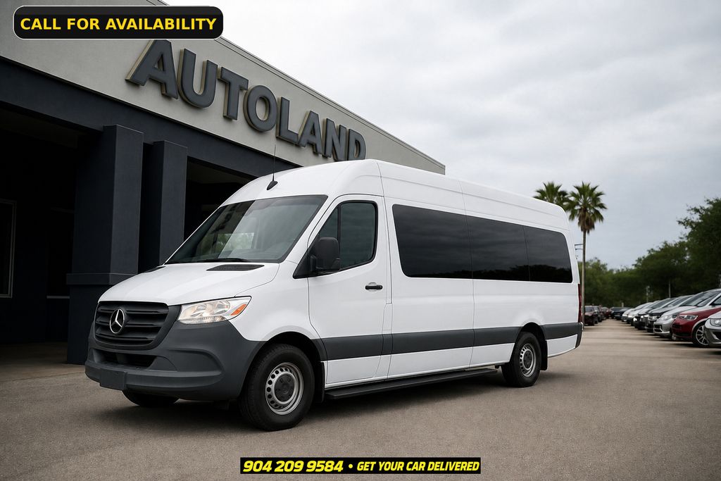 White 2021 Mercedes-Benz Sprinter Van 4X2 7-Speed Automatic