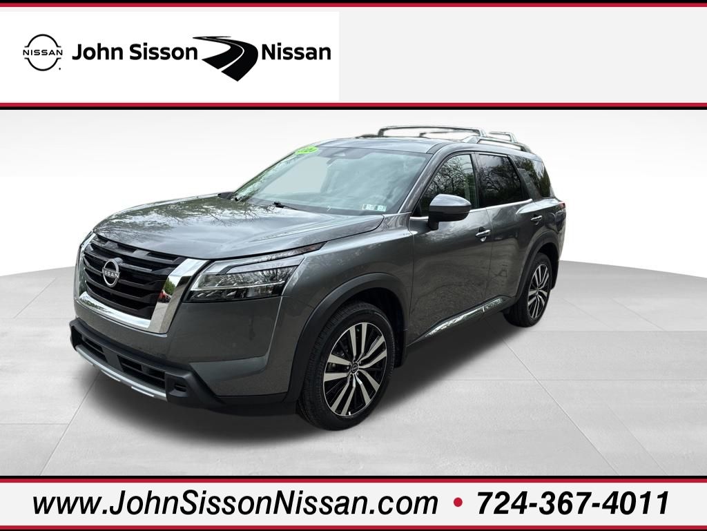 2024 Nissan Pathfinder Platinum Gray at South Hills Kia