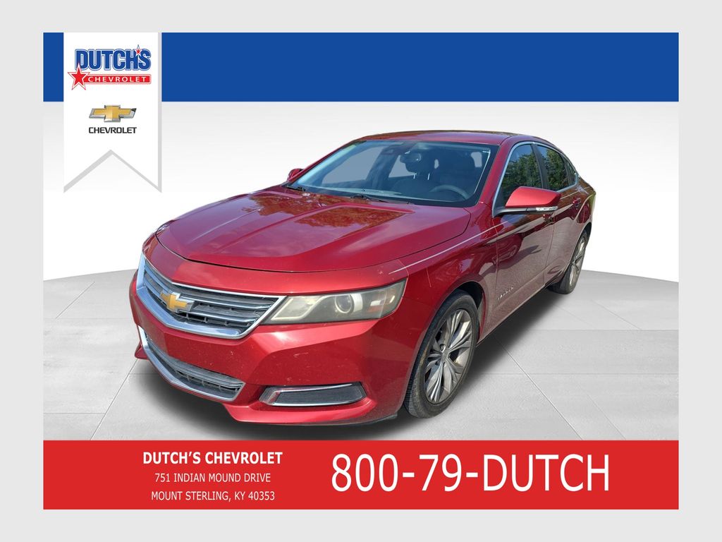 Red Rock Metallic 2014 Chevrolet Impala Sedan Front-Wheel Drive 6-Speed Automatic Overdrive