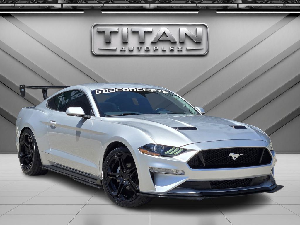 Ingot Silver 2019 Ford Mustang Coupe Rear-Wheel Drive Automatic