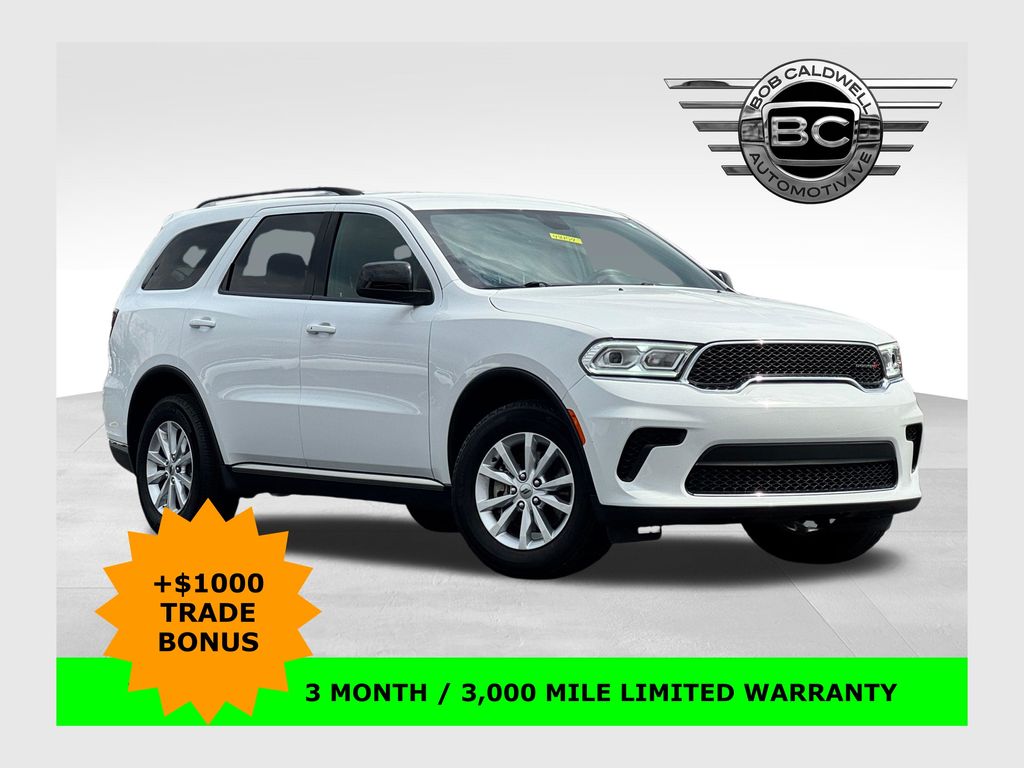 White Knuckle Clearcoat 2024 Dodge Durango SXT AWD SUV / Crossover All-Wheel Drive 8-Speed Automatic