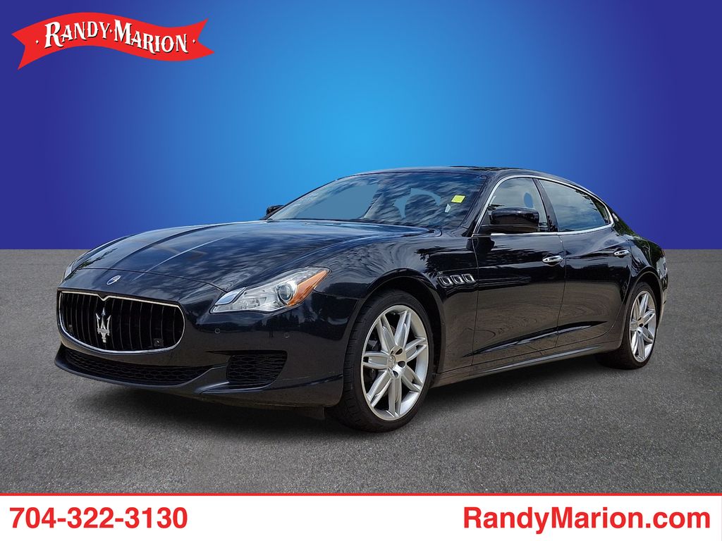Black 2014 Maserati Quattroporte S Q4 AWD Sedan All-Wheel Drive 8-Speed Automatic