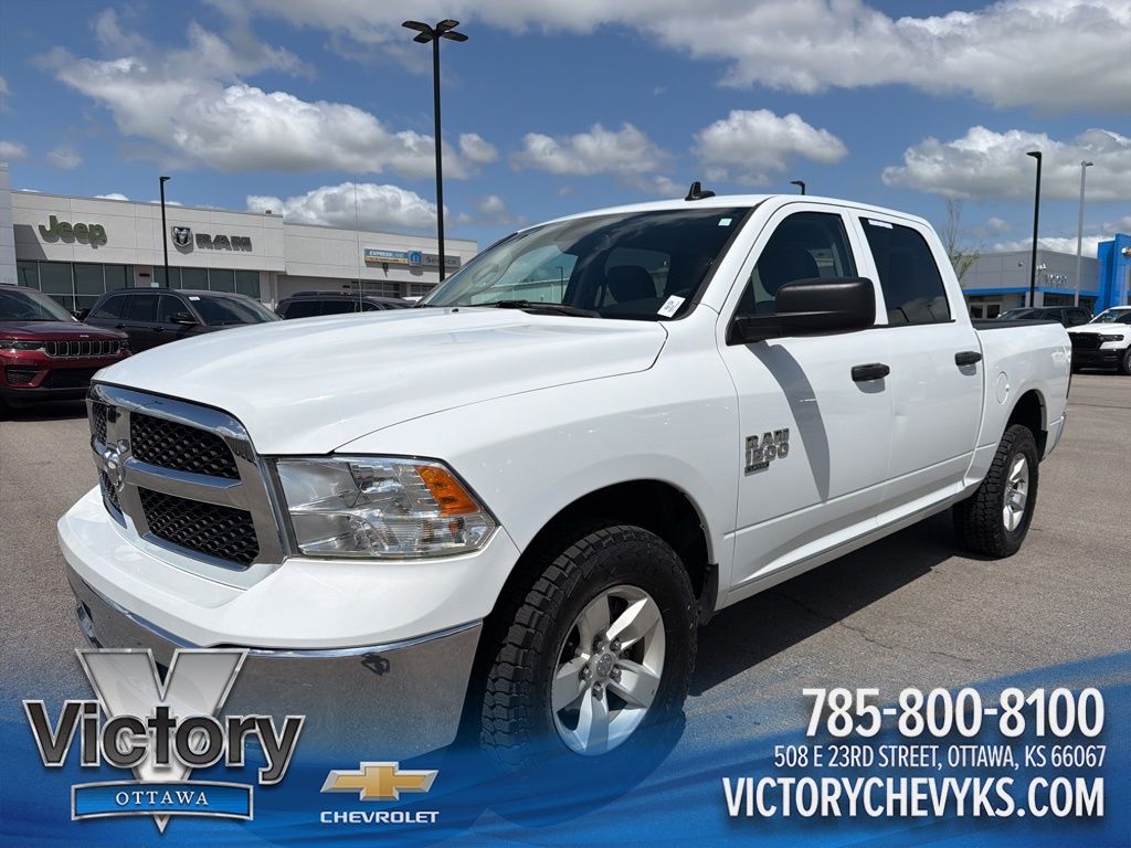 Bright White Clearcoat 2023 RAM 1500 Pickup Truck Four-Wheel Drive 8-Speed Automatic