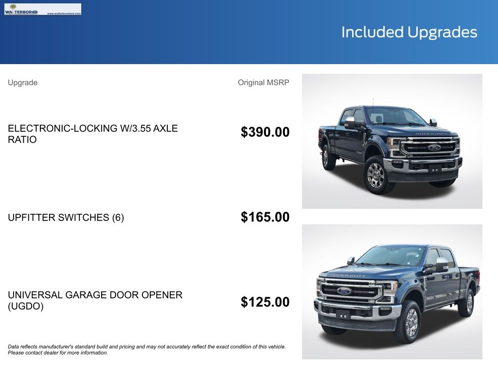 2020 Ford F-250SD Lariat Blue at Walterboro Ford