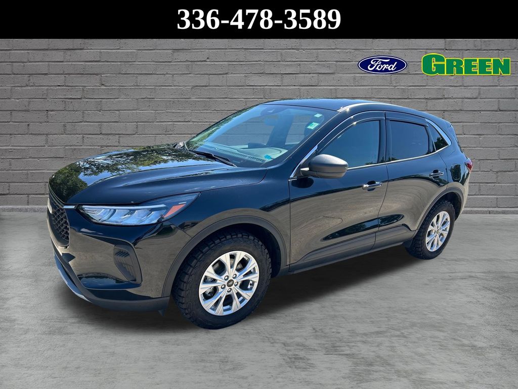 Black Metallic 2024 Ford Escape SUV / Crossover All-Wheel Drive 8-Speed Automatic