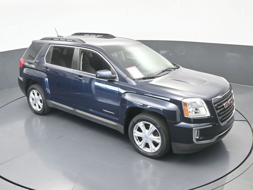 Used 2017 Dark Sapphire Blue Metallic GMC SLE-2 image 49