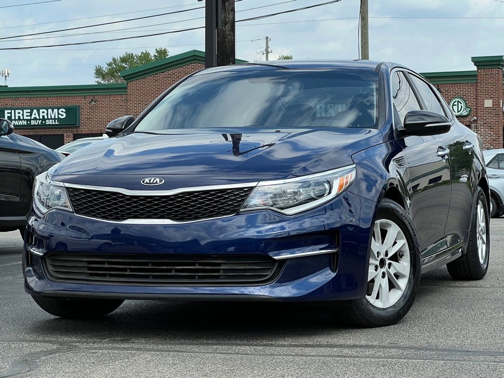 Horizon Blue 2017 Kia Optima LX Sedan Front-Wheel Drive 6-Speed Automatic