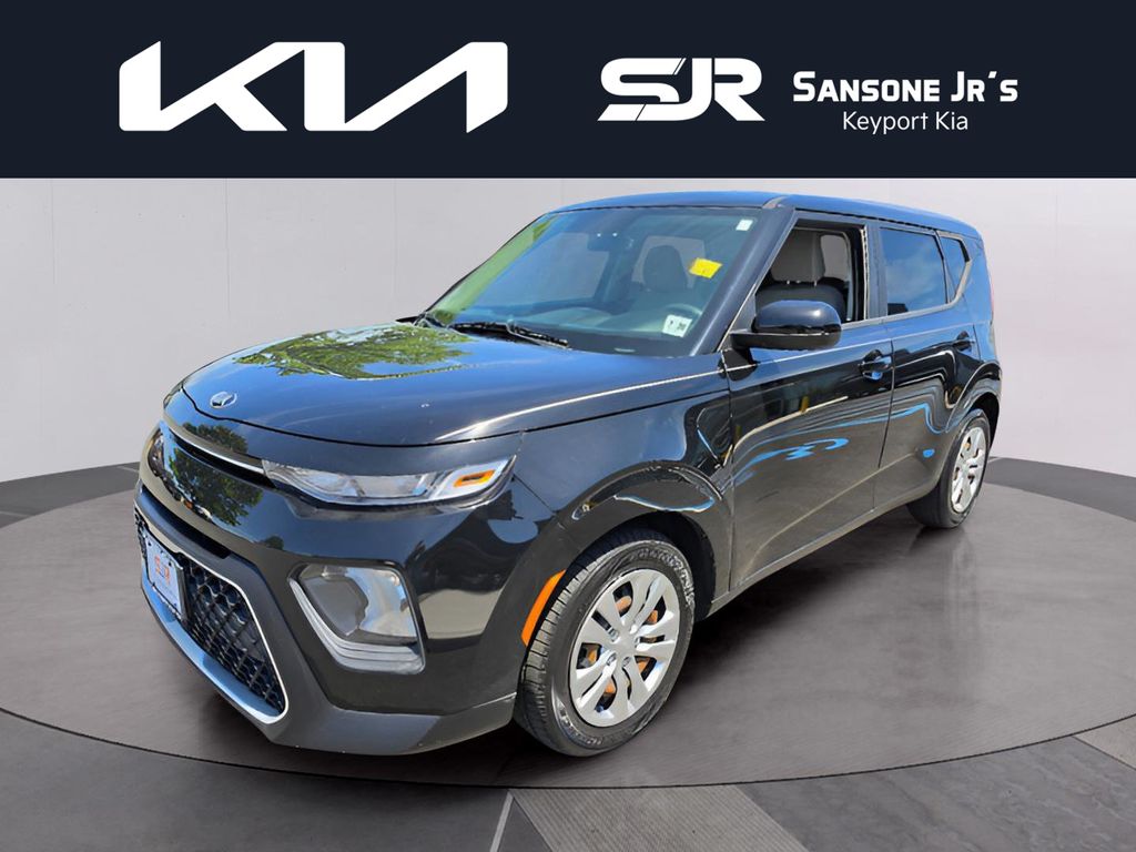 Cherry Black 2021 Kia Soul LX FWD SUV / Crossover Front-Wheel Drive Continuously Variable Transmission