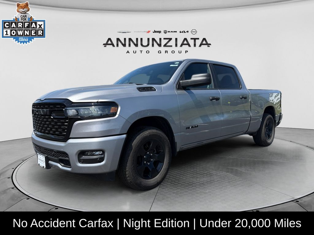 Billet Silver Metallic Clearcoat 2025 RAM 1500 Tradesman Crew Cab 4WD Pickup Truck Four-Wheel Drive 8-Speed Automatic