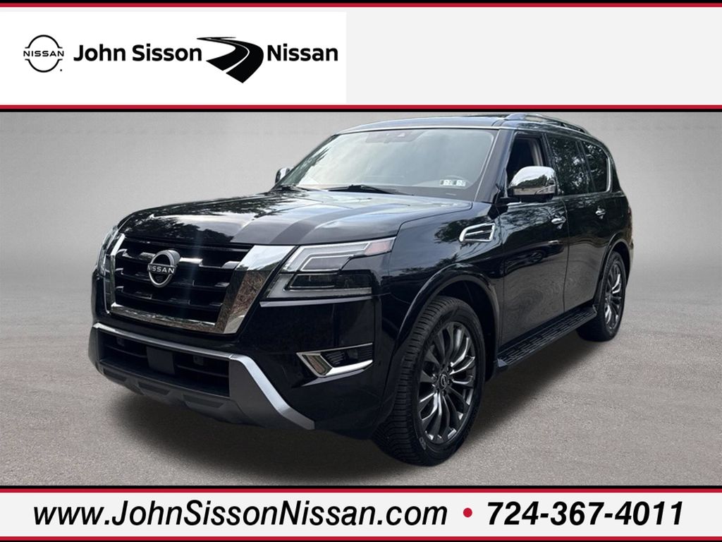 Super Black 2023 Nissan Armada SUV / Crossover Four-Wheel Drive 7-Speed Automatic