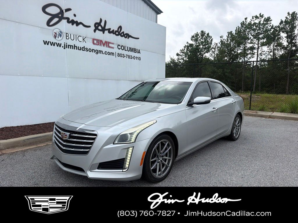 Radiant Silver Metallic 2017 Cadillac CTS Sedan Rear-Wheel Drive 8-Speed Automatic