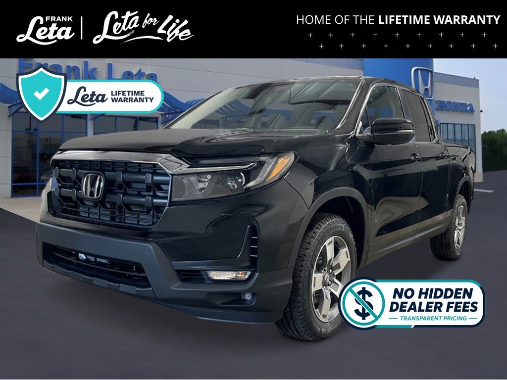 Crystal Black Pearl 2026 Honda Ridgeline Pickup Truck All-Wheel Drive 9-Speed Automatic