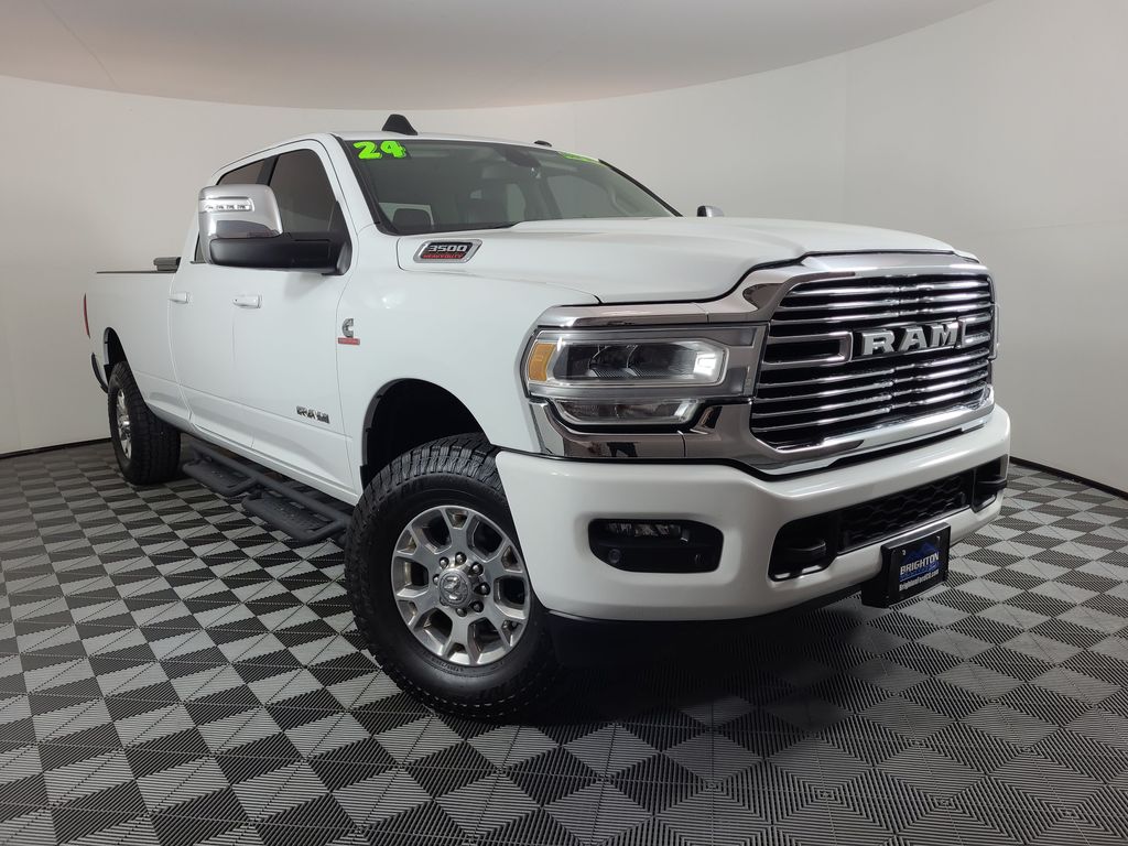 Bright White Clearcoat 2024 RAM 3500 Pickup Truck Four-Wheel Drive 6-Speed Automatic