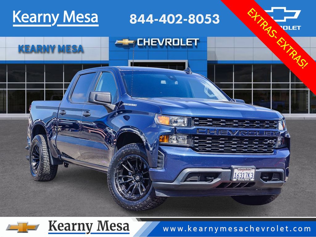 Northsky Blue Metallic 2022 Chevrolet Silverado 1500 Pickup Truck 4X2 8-Speed Automatic
