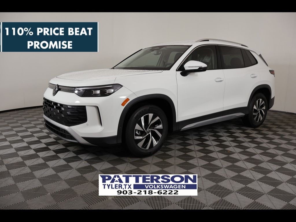 Pure White 2026 Volkswagen Tiguan SUV / Crossover Front-Wheel Drive 8-Speed Automatic