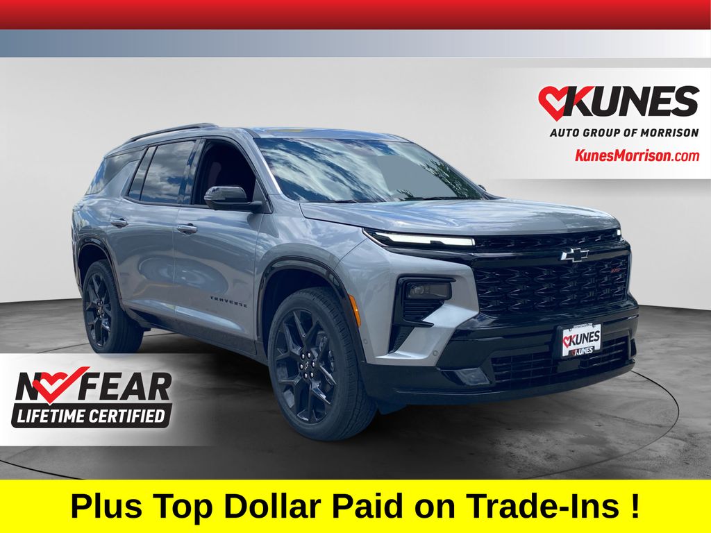 Sterling Gray Metallic 2026 Chevrolet Traverse SUV / Crossover Four-Wheel Drive 8-Speed Automatic