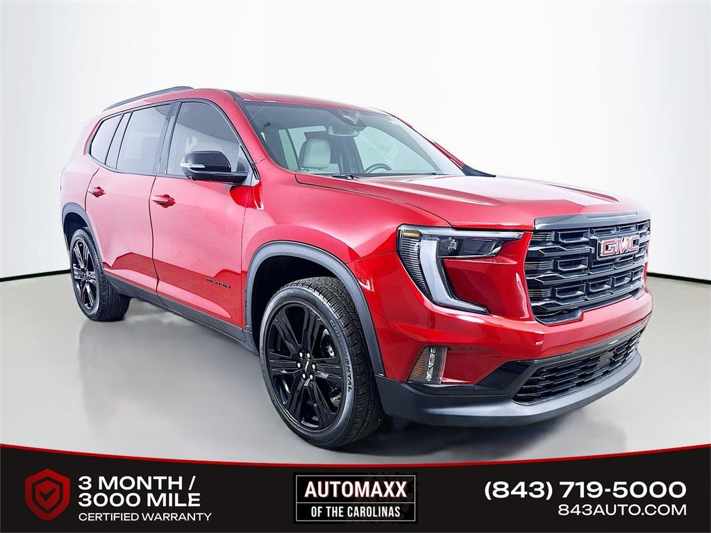 Volcanic Red Tintcoat 2024 GMC Acadia Elevation FWD SUV / Crossover Front-Wheel Drive 8-Speed Automatic