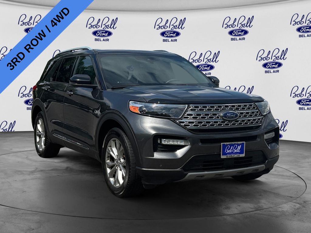 Gray (Magnetic Metallic) 2020 Ford Explorer SUV / Crossover All-Wheel Drive Automatic