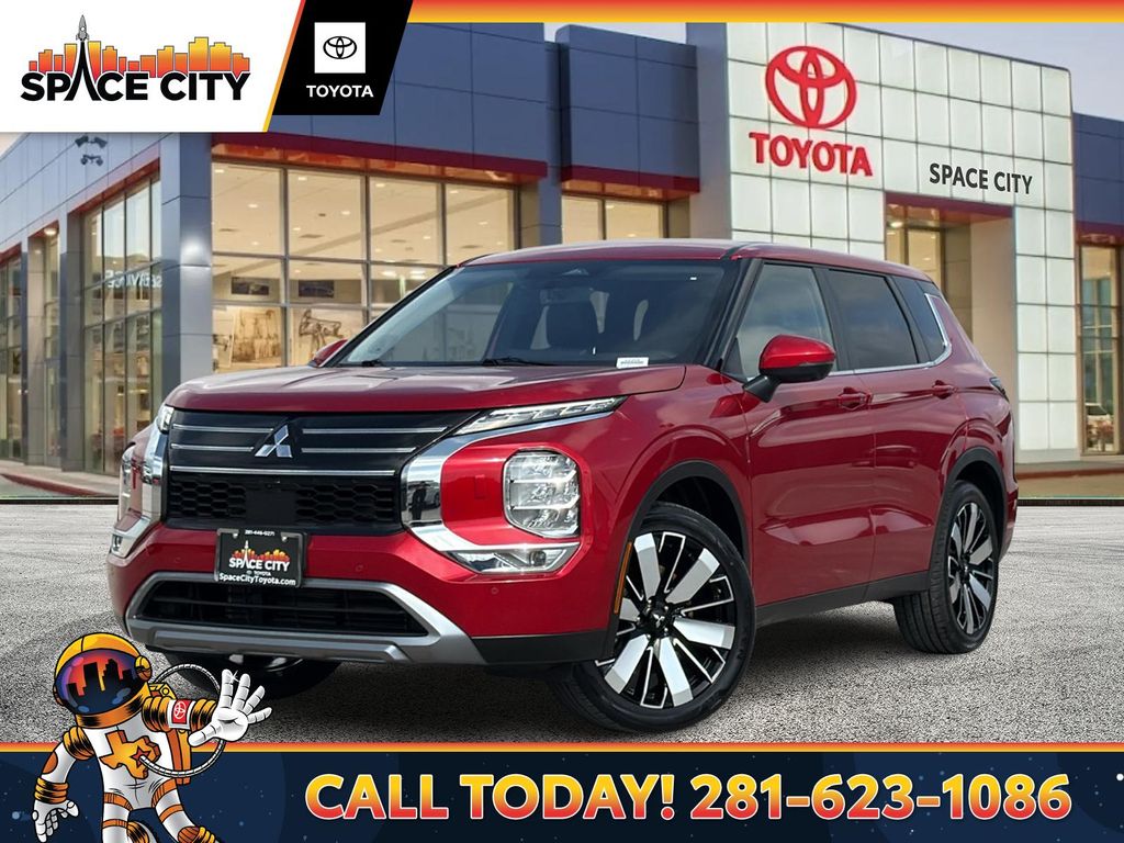 Labrador Black Pearl 2025 Mitsubishi Outlander SE FWD SUV / Crossover Front-Wheel Drive Continuously Variable Transmission