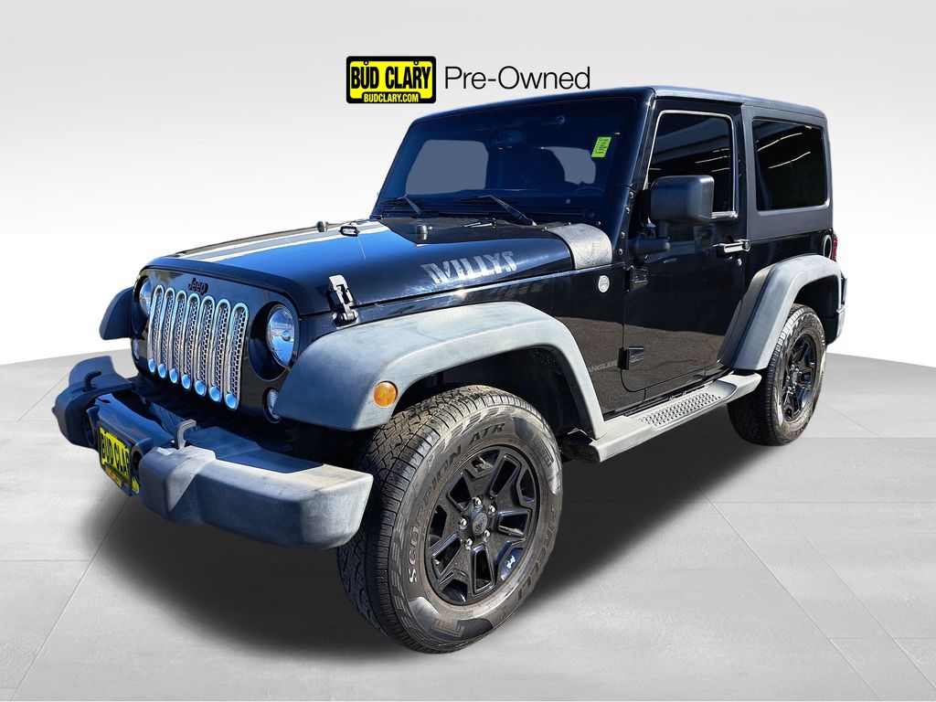 Black Clearcoat 2015 Jeep Wrangler Willys Wheeler Edition 4WD SUV / Crossover Four-Wheel Drive 5-Speed Automatic