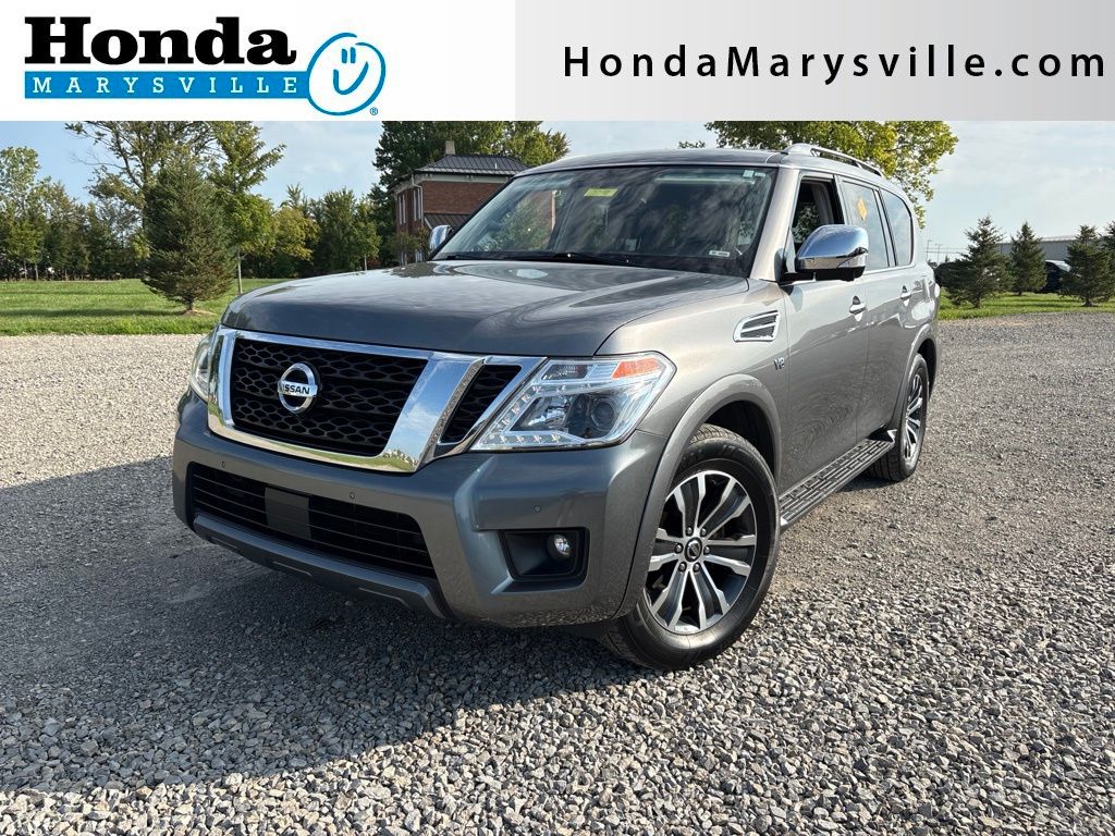 Gray (Gun Metallic) 2020 Nissan Armada SUV / Crossover Four-Wheel Drive 7-Speed Automatic