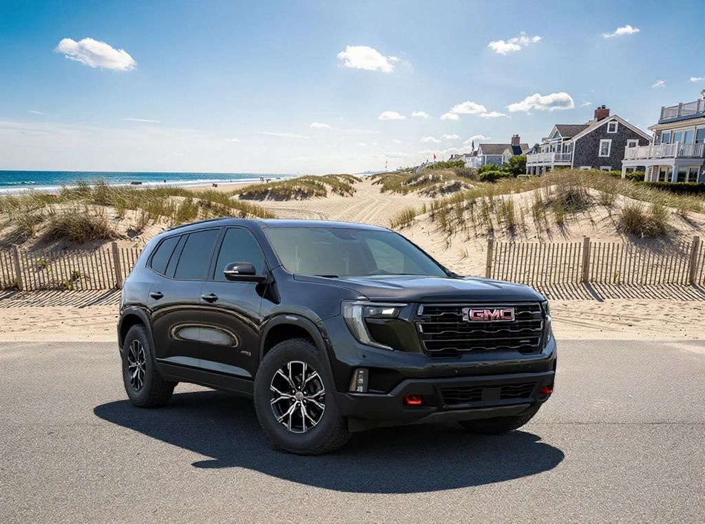 Black (Ebony Twilight Metallic) 2025 GMC Acadia SUV / Crossover Four-Wheel Drive 8-Speed Automatic