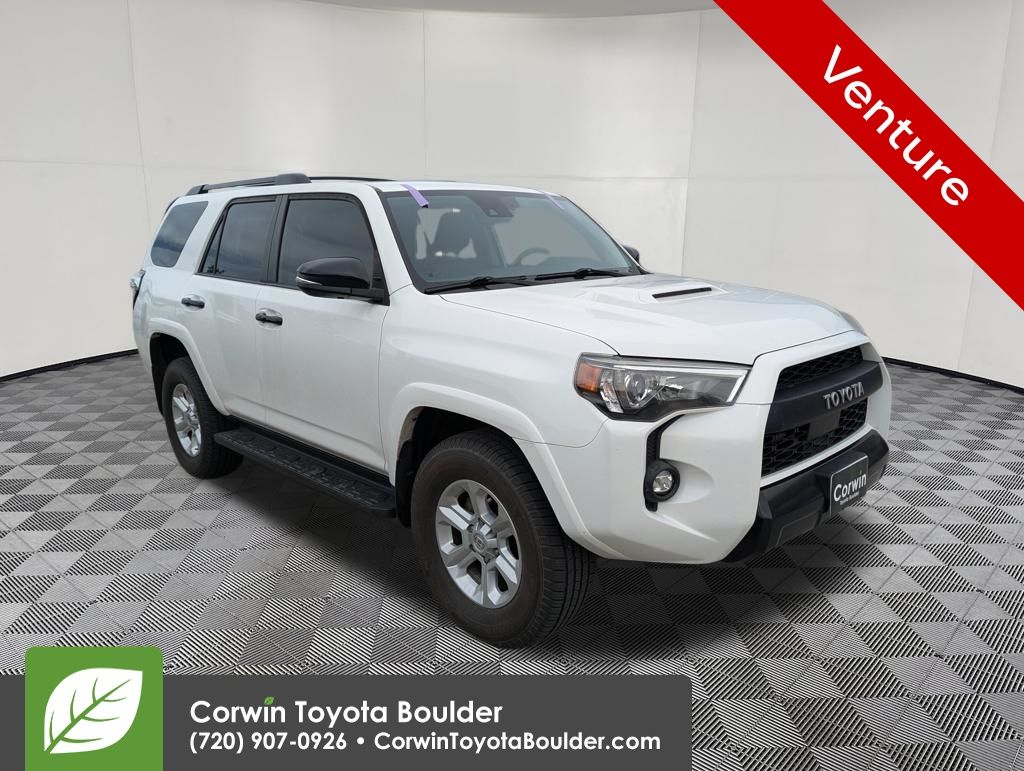 Super White 2021 Toyota 4Runner SUV / Crossover Four-Wheel Drive 5-Speed Automatic Overdrive