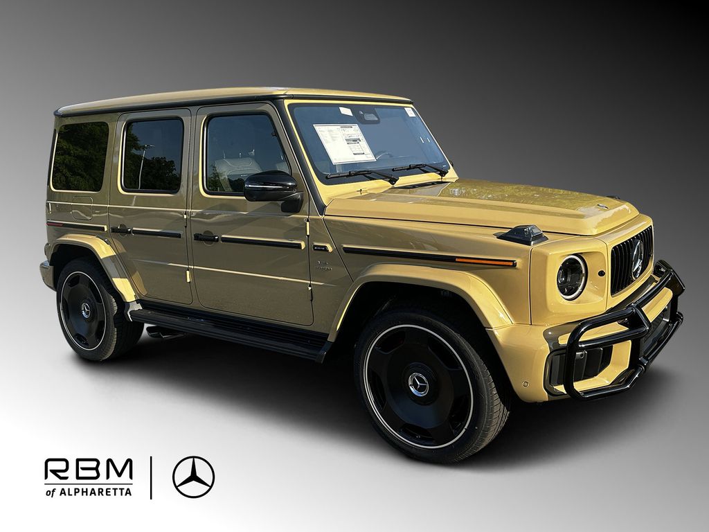 MANUFAKTUR Desert Sand Non-Metallic 2026 Mercedes-Benz G-Class AMG G 63 4MATIC SUV / Crossover All-Wheel Drive 9-Speed Automatic