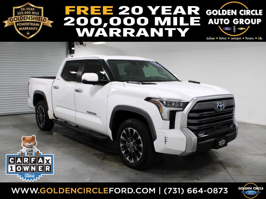 Ice Cap 2024 Toyota Tundra Hybrid Pickup Truck Four-Wheel Drive Automatic