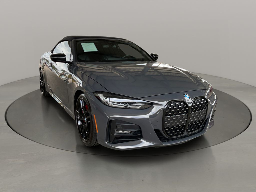 Dravit Gray Metallic 2024 BMW 4 Series Convertible Rear-Wheel Drive 8-Speed Automatic