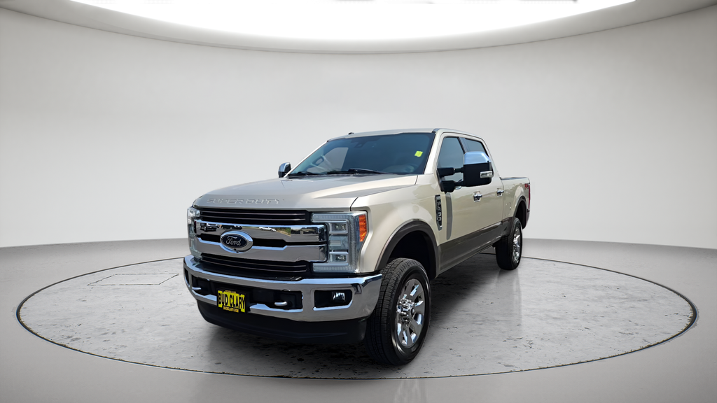 White Gold Metallic 2017 Ford F-250 Super Duty Pickup Truck Four-Wheel Drive 6-Speed Automatic