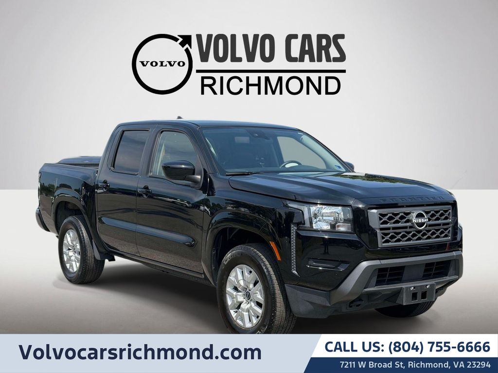 Super Black 2023 Nissan Frontier Pickup Truck Four-Wheel Drive 9-Speed Automatic