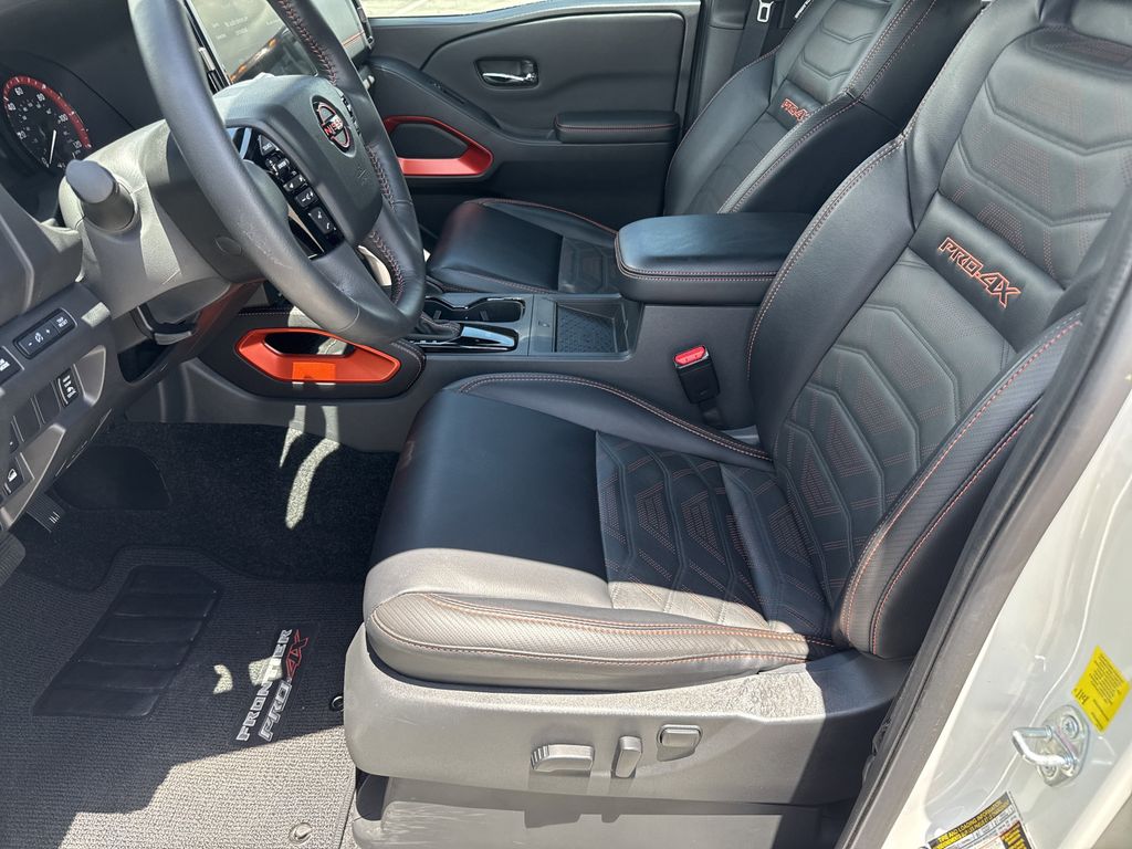2025 Nissan Frontier PRO-4X White at Central Houston Nissan