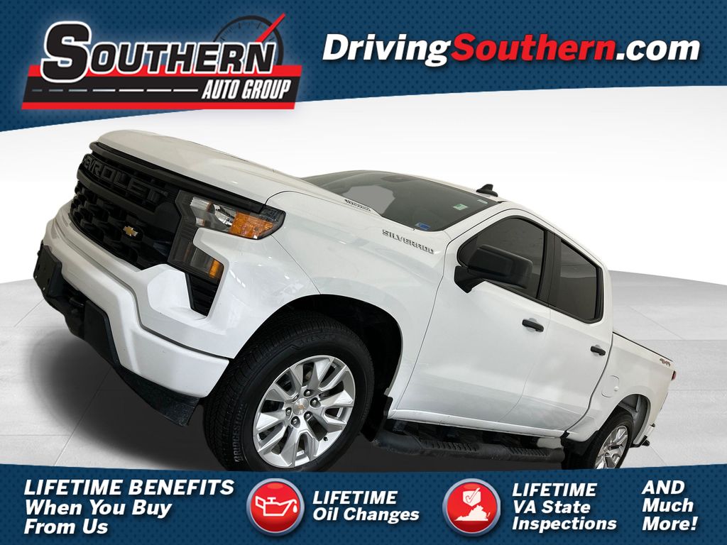 Summit White 2024 Chevrolet Silverado 1500 Pickup Truck Four-Wheel Drive 8-Speed Automatic