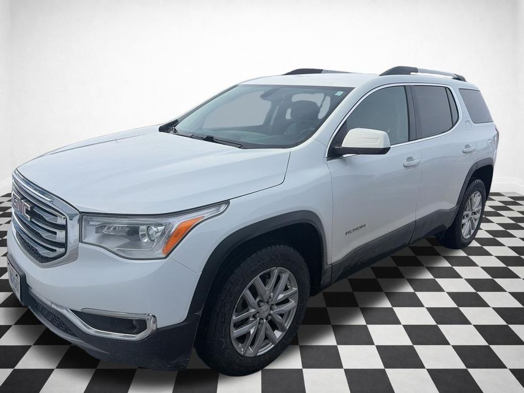 Summit White 2018 GMC Acadia SLT-1 AWD SUV / Crossover Four-Wheel Drive 6-Speed Automatic