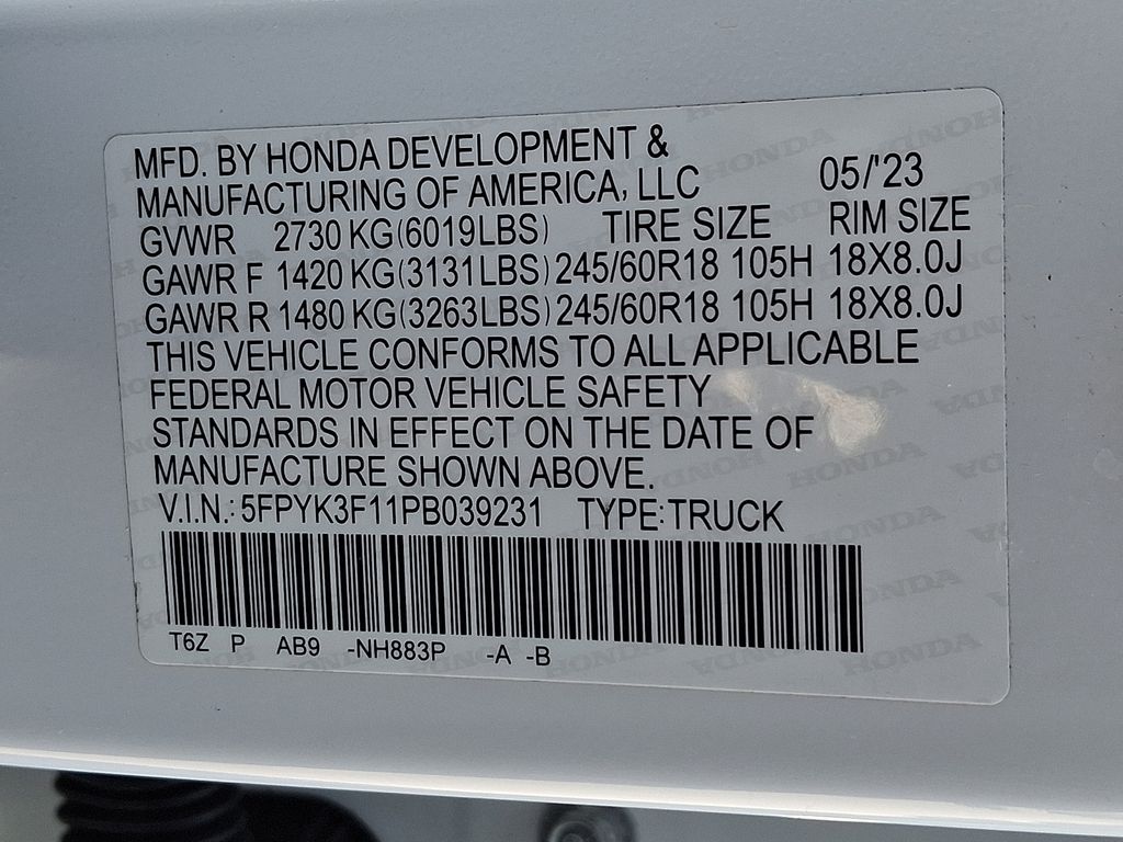 2023 Honda Ridgeline Sport  at Auto Express Mitsubishi