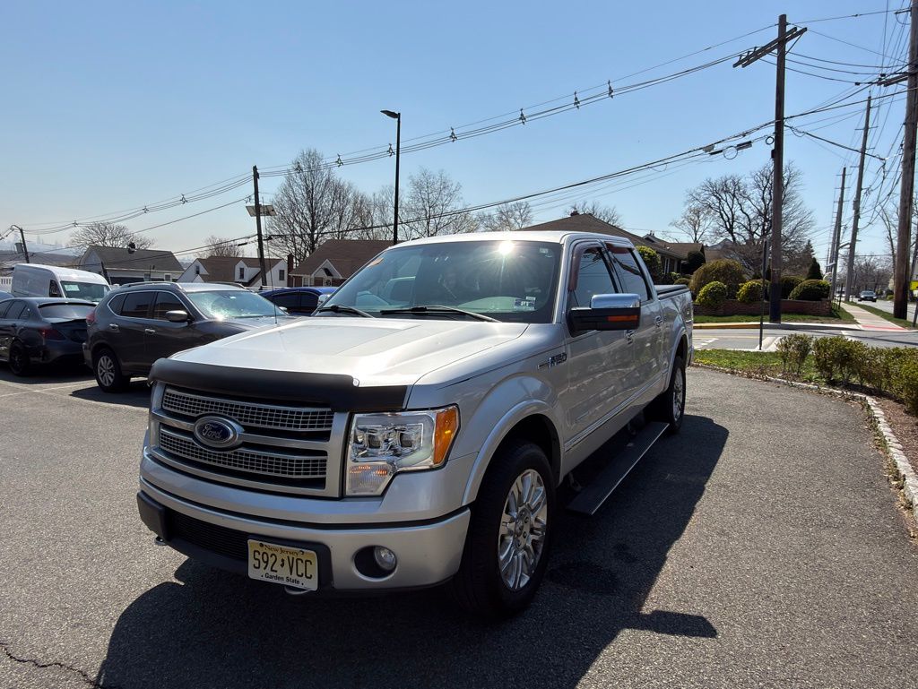 Ingot Silver 2012 Ford F-150 Platinum SuperCrew 4WD Pickup Truck Four-Wheel Drive 6-Speed Automatic