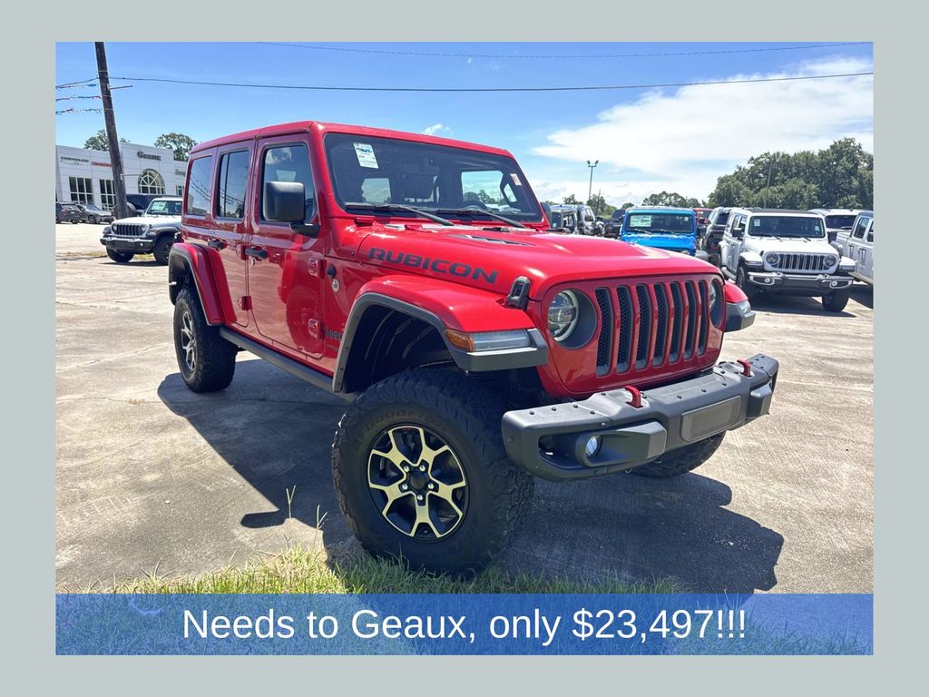 Firecracker Red Clearcoat 2018 Jeep Wrangler SUV / Crossover Four-Wheel Drive 6-Speed Manual