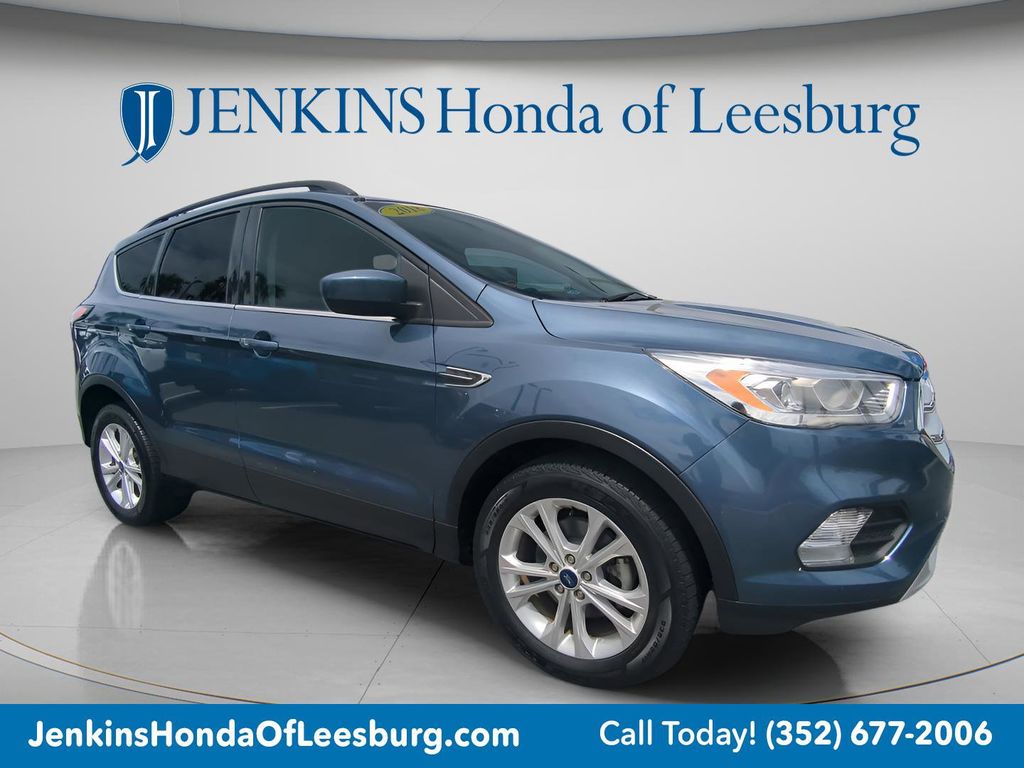 Blue Metallic 2018 Ford Escape SEL FWD SUV / Crossover Front-Wheel Drive 6-Speed Automatic