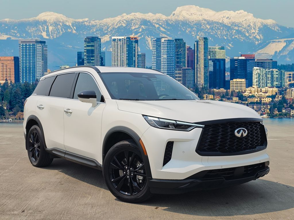Majestic White 2025 INFINITI QX60 SUV / Crossover All-Wheel Drive 9-Speed Automatic