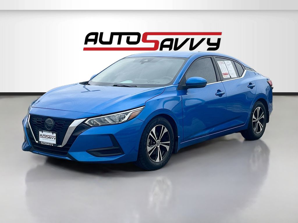 2020 Nissan Sentra SV Blue at AutoSavvy Houston Southwest