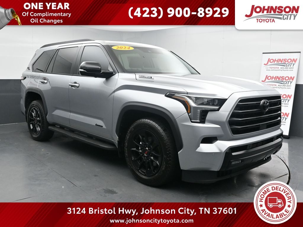 Celestial Silver Metallic 2024 Toyota Sequoia Limited 4WD SUV / Crossover Four-Wheel Drive Automatic