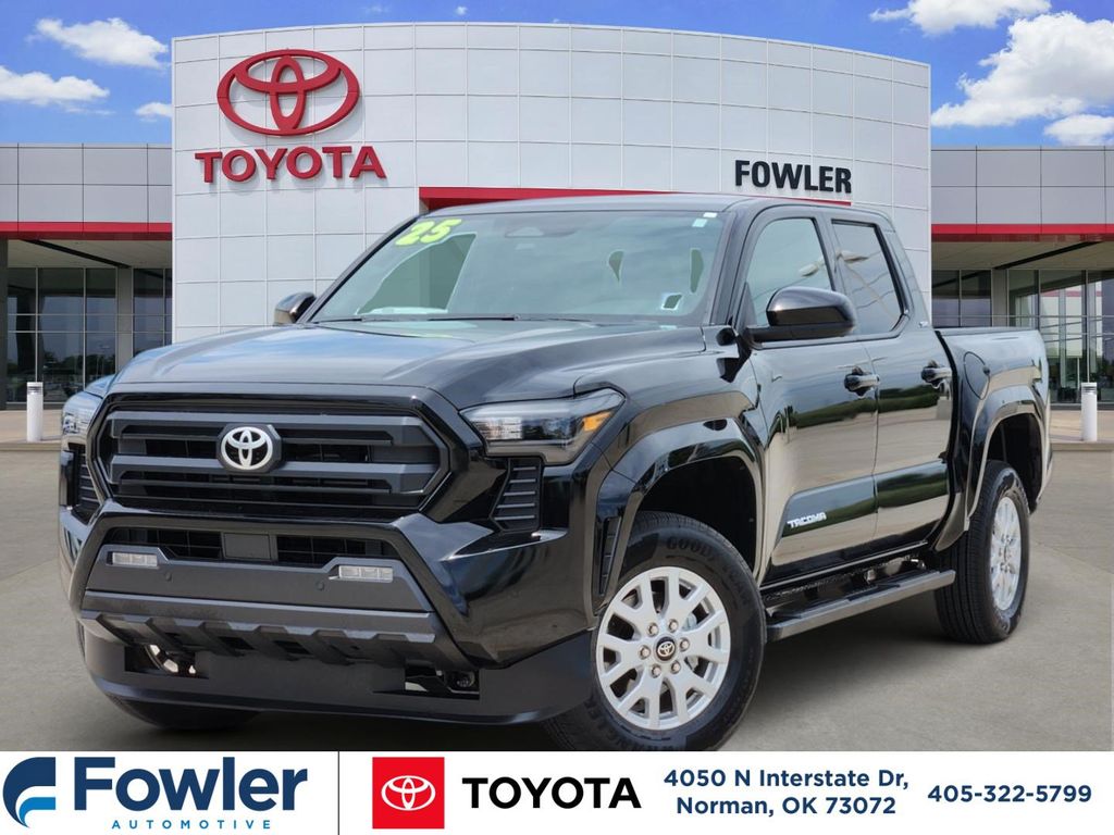 Black 2025 Toyota Tacoma Pickup Truck Four-Wheel Drive 8-Speed Automatic