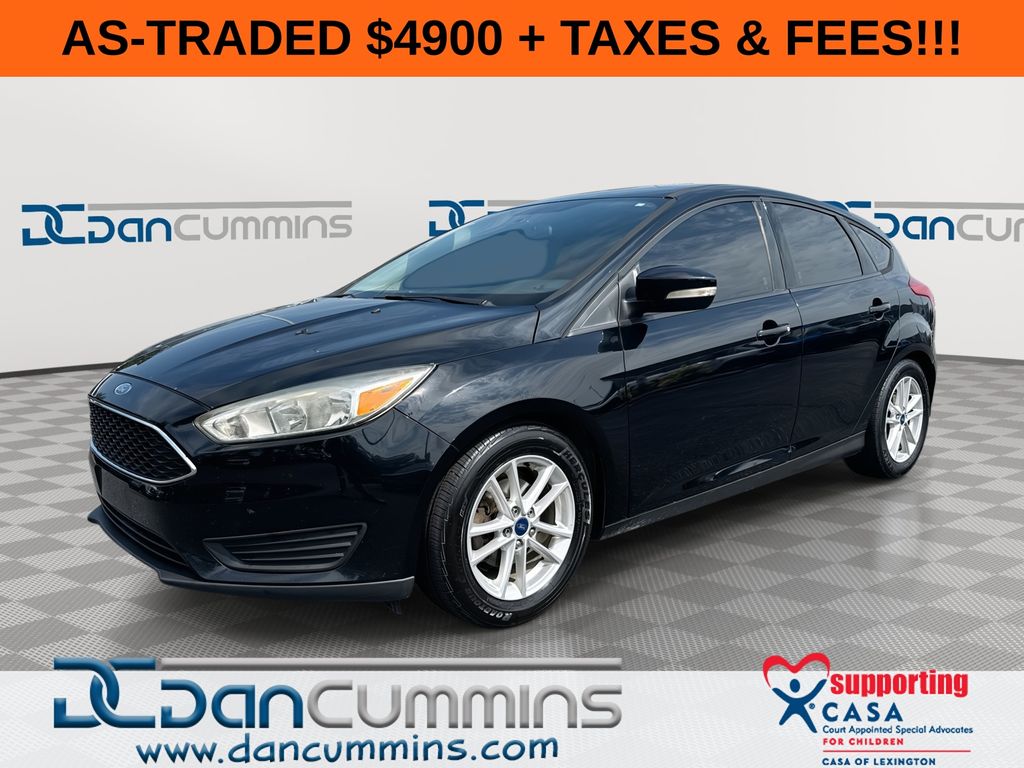 Shadow Black 2016 Ford Focus Hatchback Front-Wheel Drive Automatic