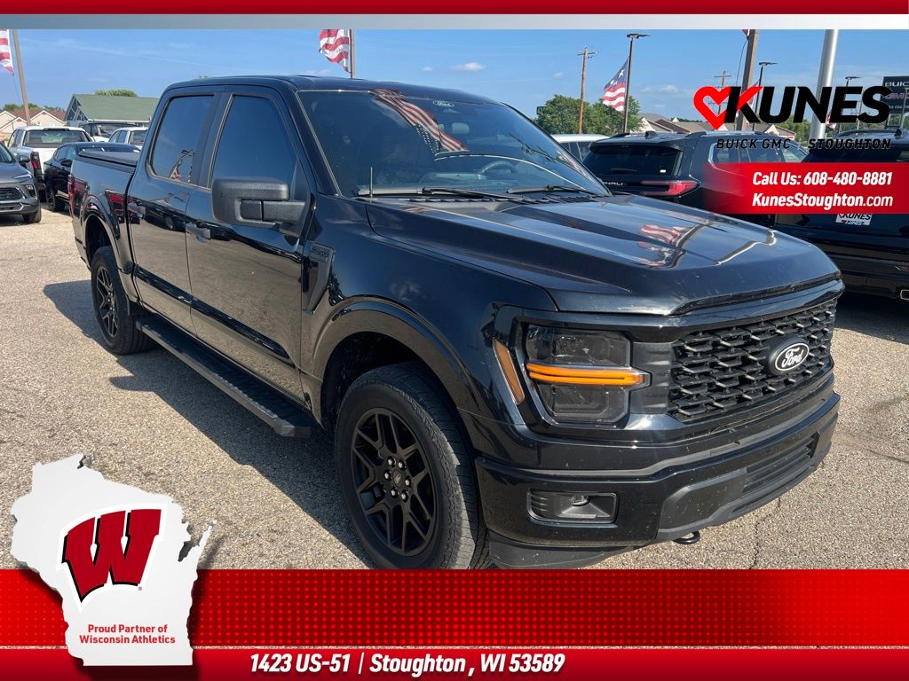 Black Metallic 2024 Ford F-150 Pickup Truck Four-Wheel Drive Automatic