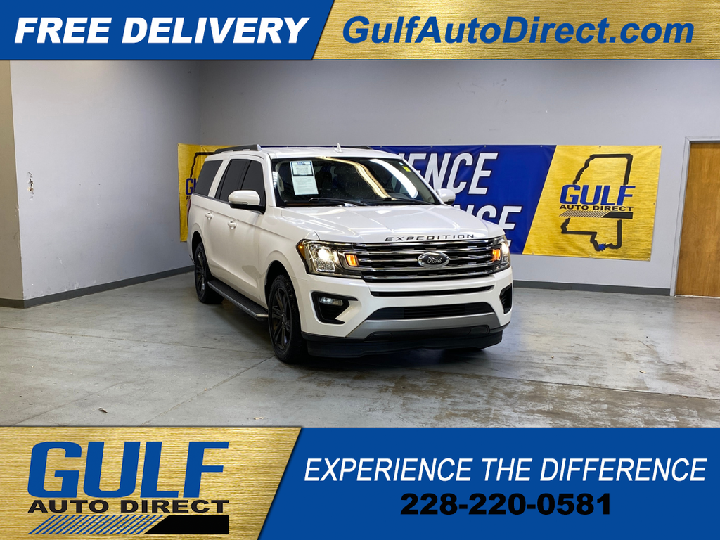 White Platinum Clearcoat Metallic 2018 Ford Expedition MAX XLT SUV / Crossover 4X2 Automatic